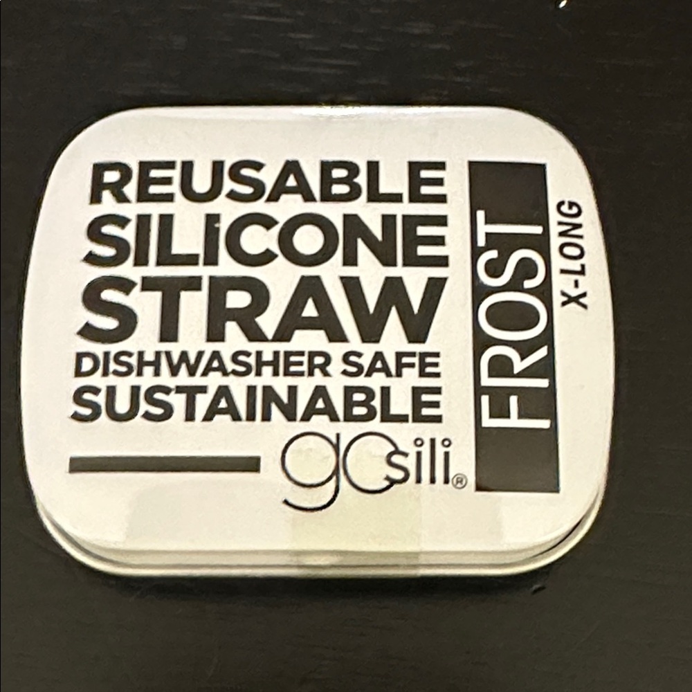 Gosili frost Reusable Silicone Straw XLong
